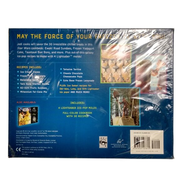 The Star Wars Cookbook Ice Sabers 30 Chilled Treats-New/Sealed - Picture 2 of 8